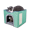 雙層儲物折疊貓窩|雙層可收納機能型貓窩